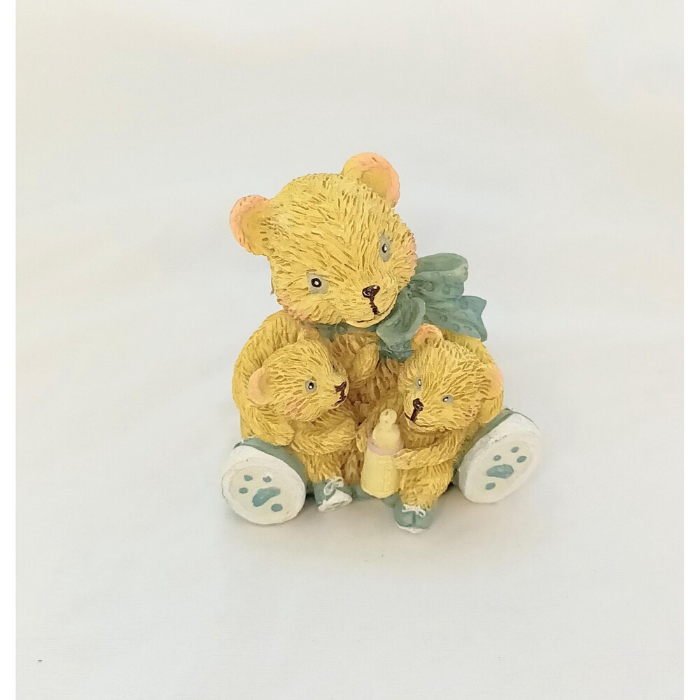 Avery Creations Mama Bear with Twins Figurine 1993